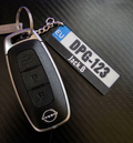 EU Personalized 3D Printed License Plate Keychain