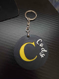 Personalised 3D Printed Monogram Keychain