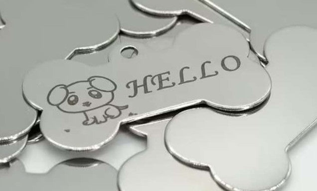 Personalised Bone-Shaped Dog Tag